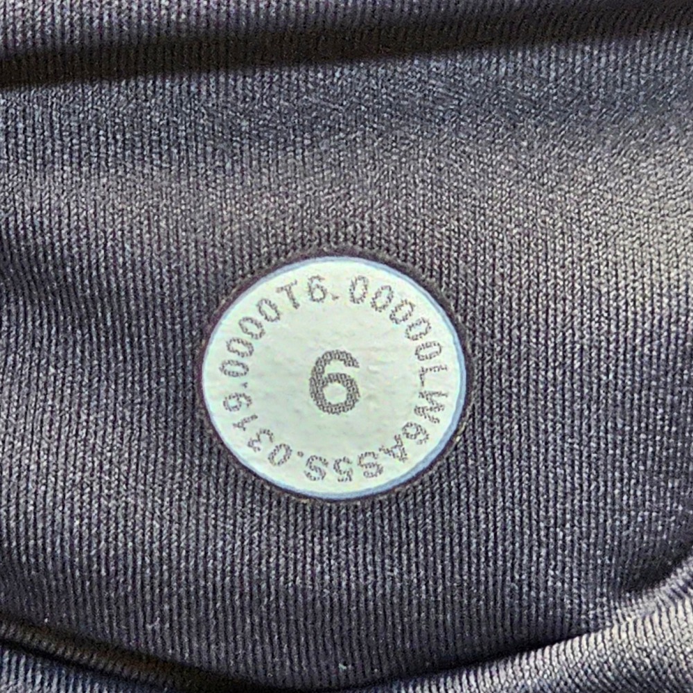 Lululemon Speed Up Crop High Rise Gray Leggings Side Pockets Size 6 LW6AS5S - Picture 2 of 12
